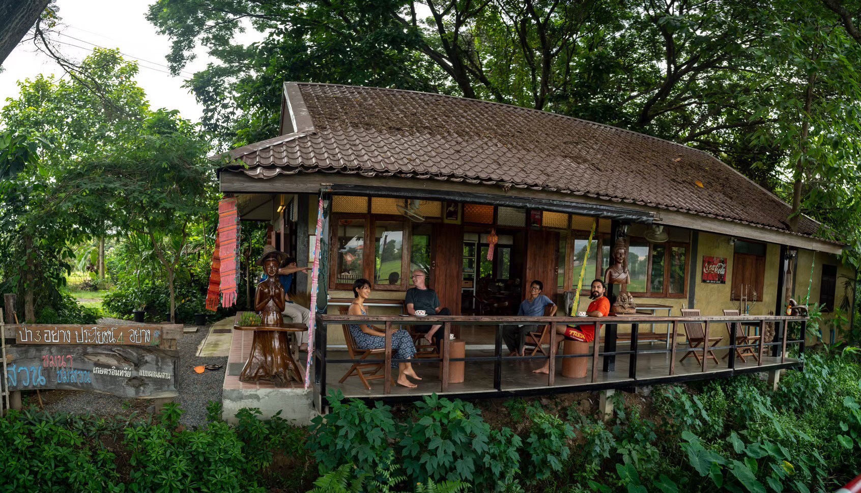 Khun Nuch joining the journey and expanding the café